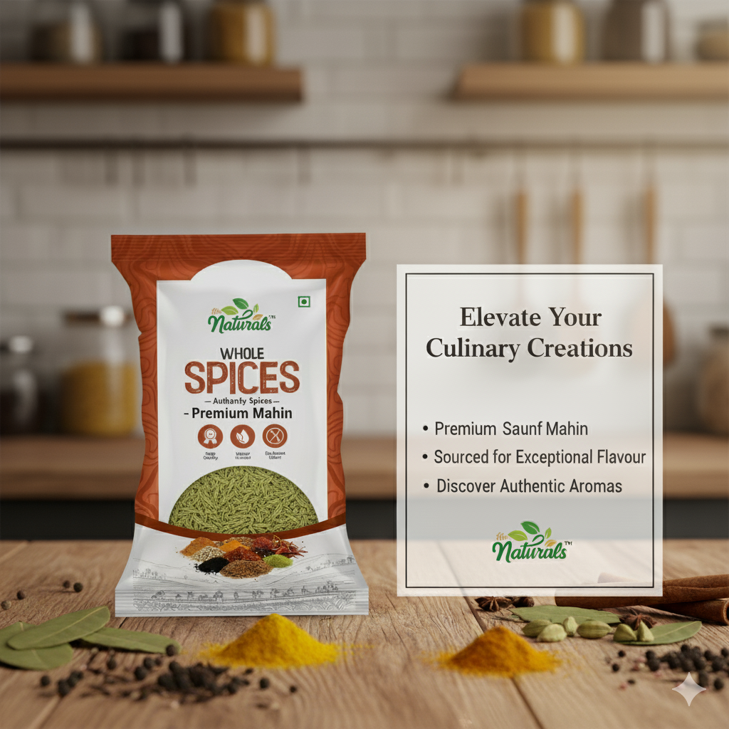 TFM Naturals Mahin Saunf (Fennel Seeds) – Premium Quality Whole Spices