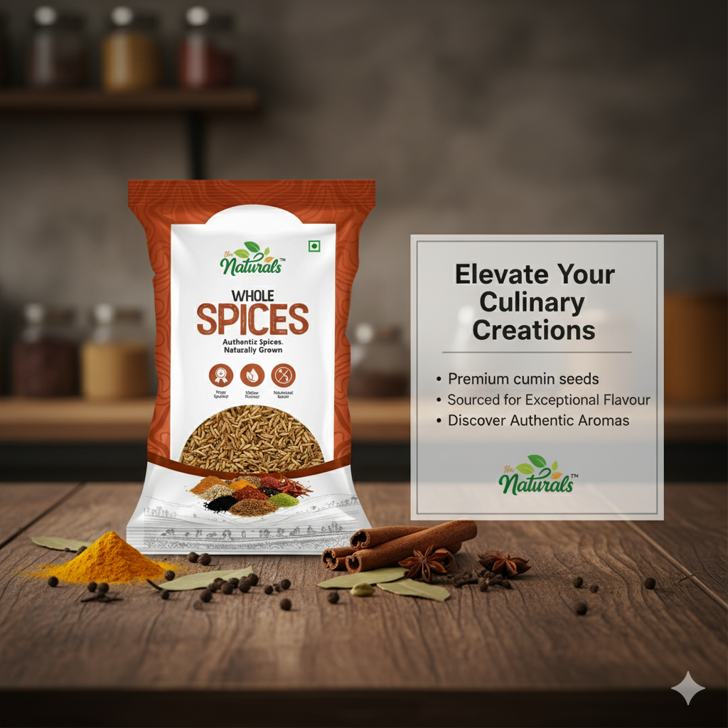 TFM Naturals Jeera (Cumin Seeds) – Premium Quality Whole Spices