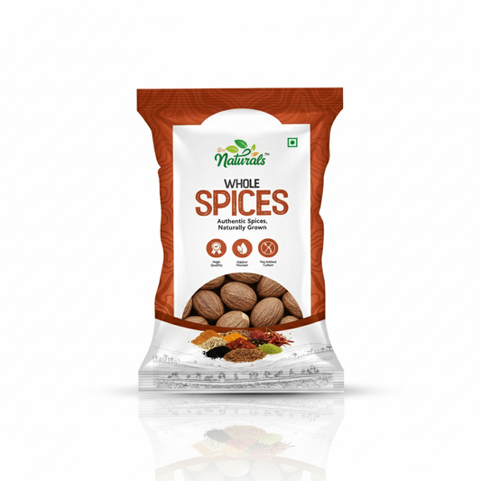 TFM Naturals Nutmeg (Jaiphal) – Premium Quality Whole Spices