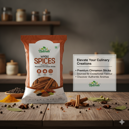 TFM Naturals Dalchini (Cinnamon Stick) – Premium Quality Whole Spices
