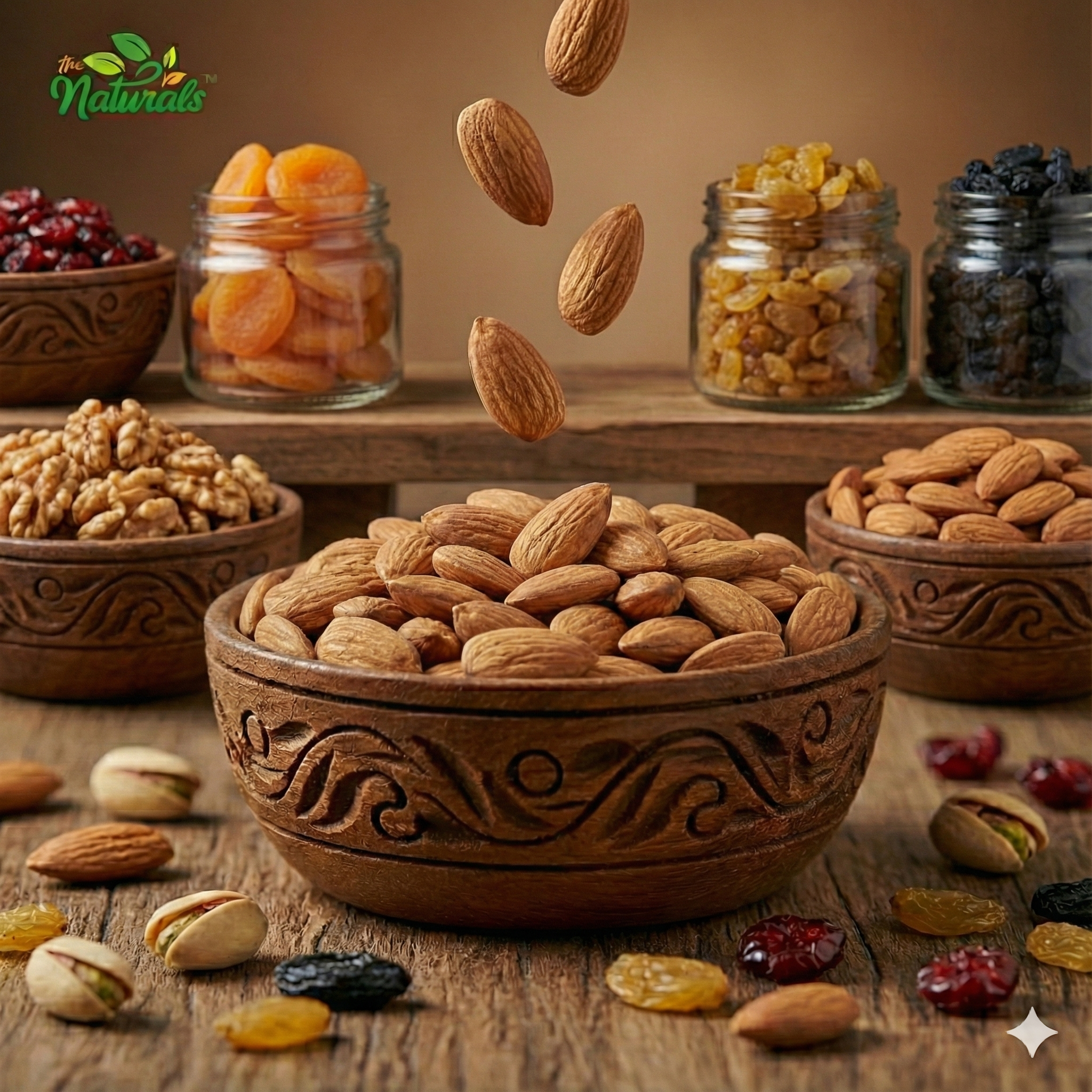 Naturals California Almonds - Premium Quality Dry Fruits