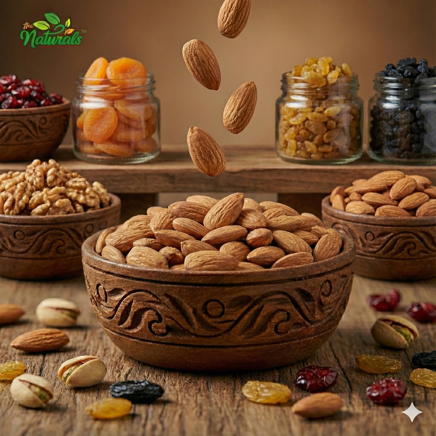 Naturals California Almonds - Premium Quality Dry Fruits
