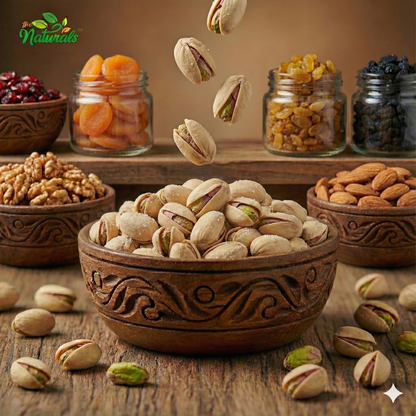 Naturals Salted Irani Pistachios - Premium Quality Dry Fruits
