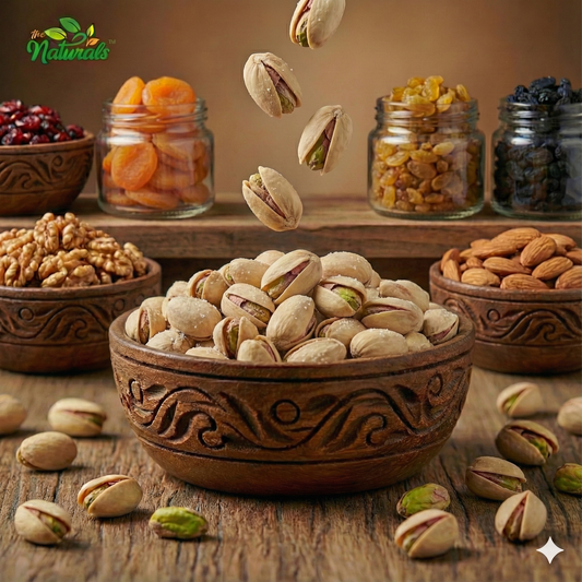 Naturals Salted Irani Pistachios - Premium Quality Dry Fruits