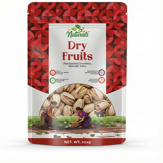 Naturals Salted Irani Pistachios - Premium Quality Dry Fruits