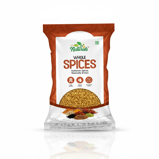 TFM Naturals Fenugreek Seeds (Methi) – Premium Quality Whole Spices