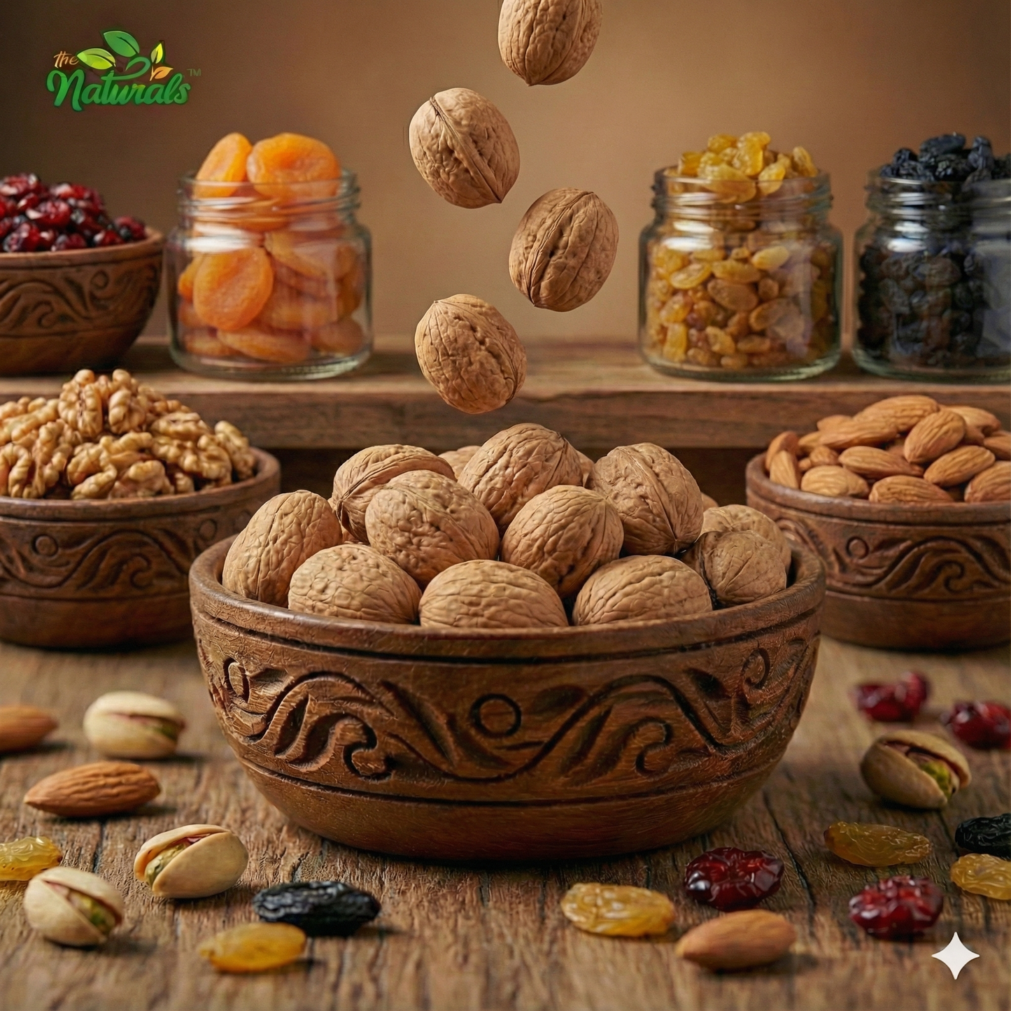 Naturals Walnut Whole - Premium Quality Dry Fruits