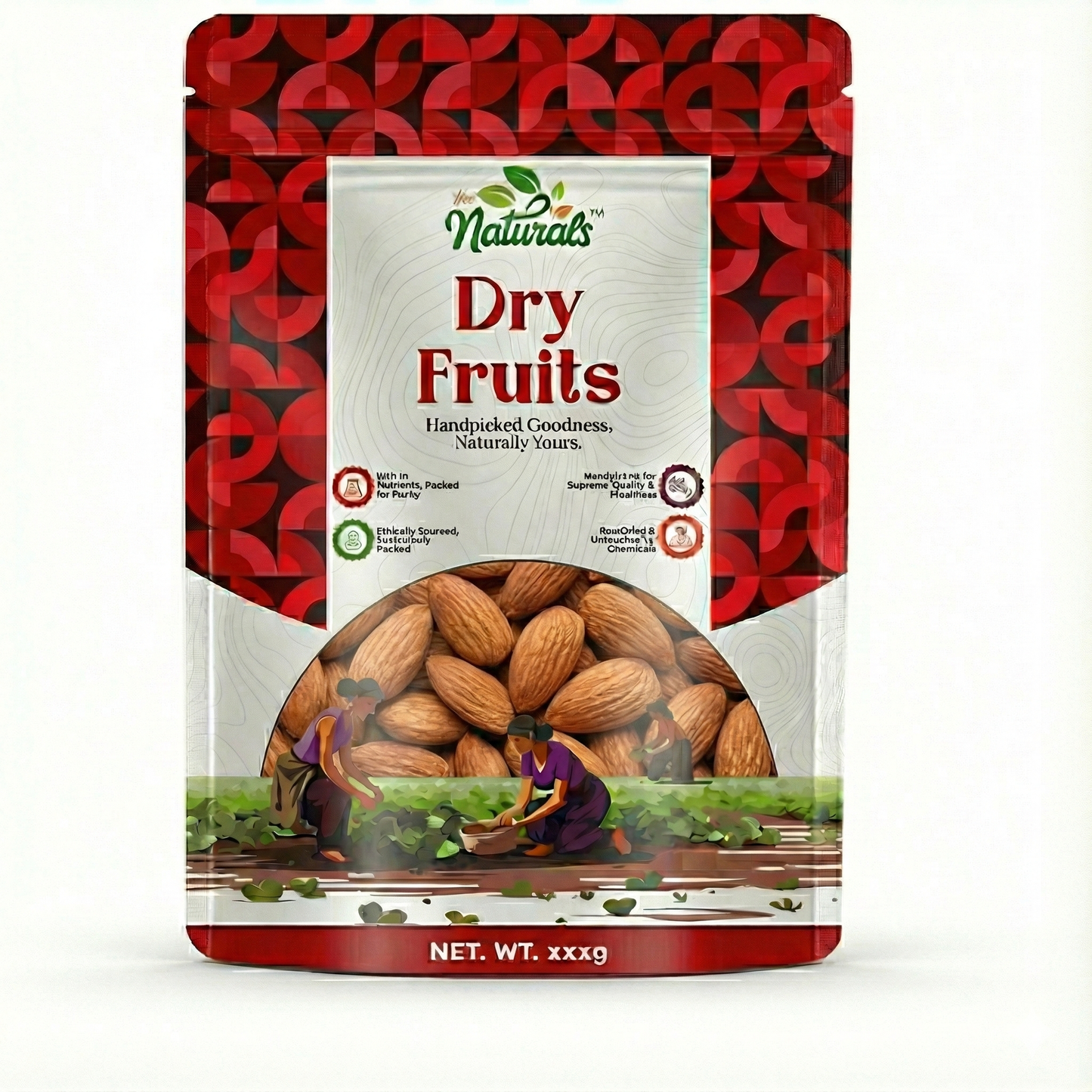 Naturals California Almonds - Premium Quality Dry Fruits