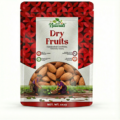 Naturals California Almonds - Premium Quality Dry Fruits