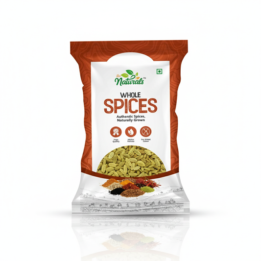 TFM Naturals Moti Saunf (Fennel Seeds) – Premium Quality Whole Spices