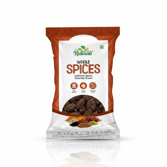 TFM Naturals Badi Elaichi (Black Cardamom) – Premium Quality Whole Spices