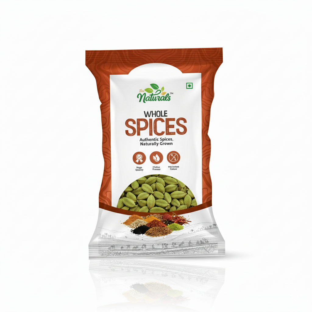 TFM Naturals Elaichi (Green Cardamom) – Premium Quality Whole Spices