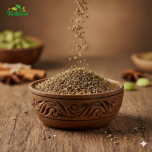 Naturals Carom Seeds (Ajwain) - Premium Quality Whole Spices