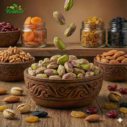 Naturals Premium Unsalted Pistachios - Premium Quality Dry Fruits