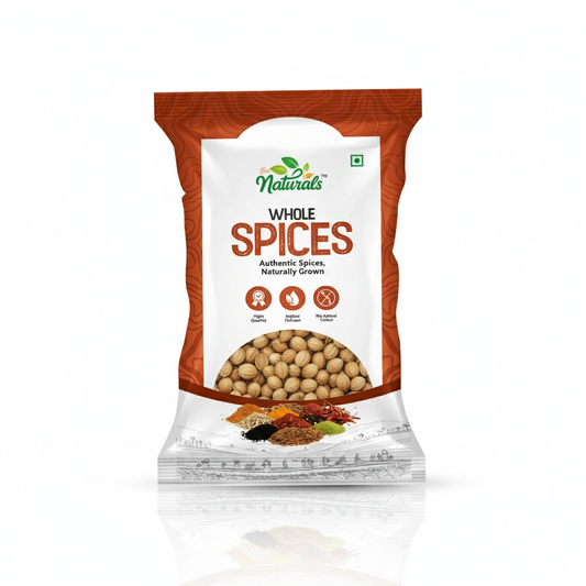 TFM Naturals Coriander Whole (Dhania) – Premium Quality Whole Spices