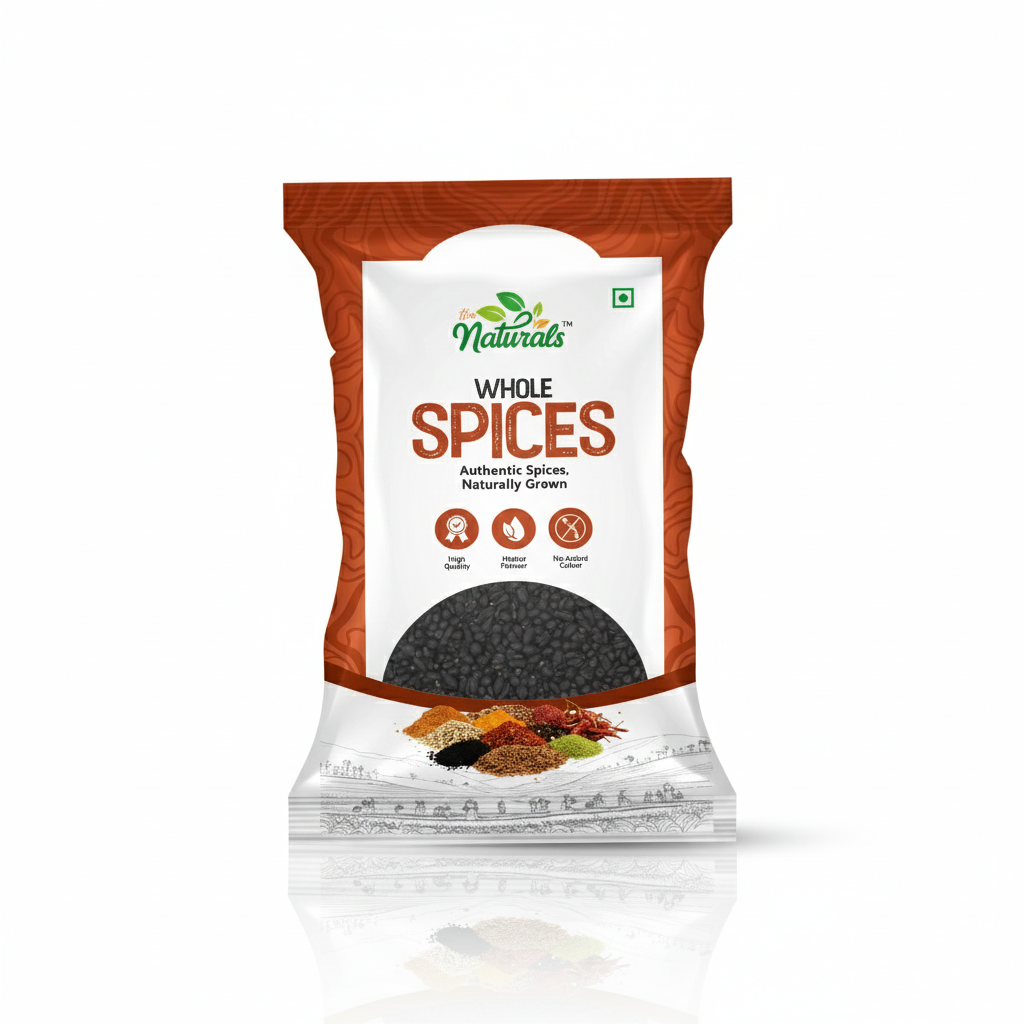 TFM Naturals Kalonji (Nigella Seeds) – Premium Quality Whole Spices