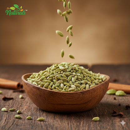 TFM Naturals Moti Saunf (Fennel Seeds) – Premium Quality Whole Spices
