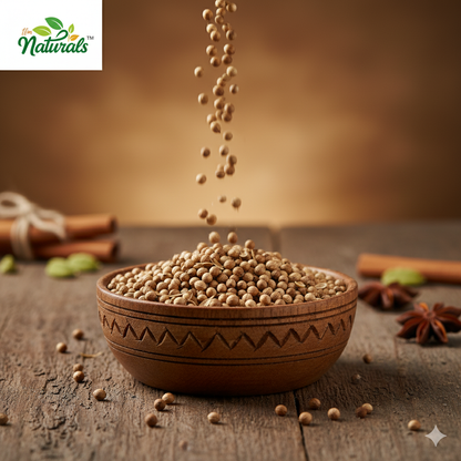 TFM Naturals Coriander Whole (Dhania) – Premium Quality Whole Spices