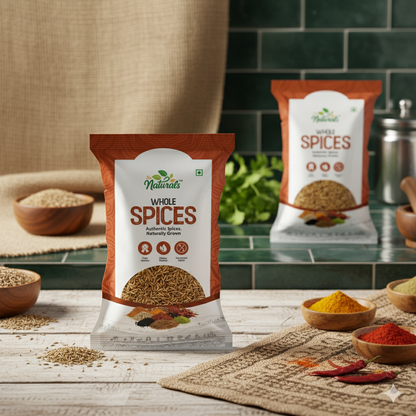 TFM Naturals Jeera (Cumin Seeds) – Premium Quality Whole Spices